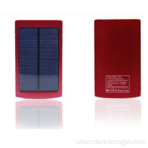 10000mAh solar power bank for iPhone, Samsung, iPad, mobile phone, with Free Samples and Logo